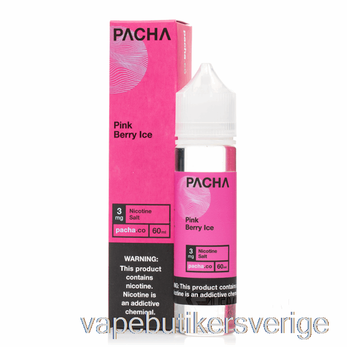 Vape Sverige Rosa Bäris - Pacha - 60ml 0mg